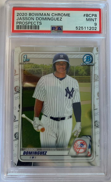 2020 Bowman Chrome Jasson Dominguez Prospects PSA 9