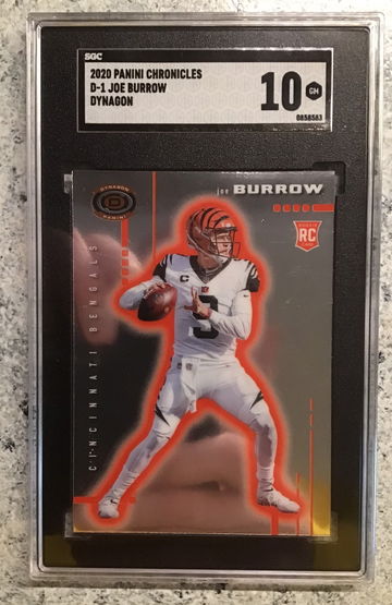 2020 Panini Chronicles D-1 Joe Burrow Dynagon SGC 10 Gem Mint