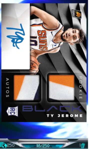 Panini Dunk Black Ty Jerome RPA /250