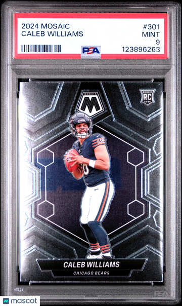 2024 Panini Mosaic Caleb Williams #301 PSA 9
