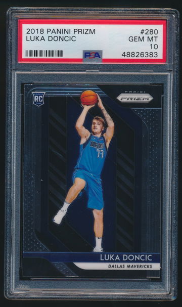 2018 Luka Doncic Prizm PSA 10 