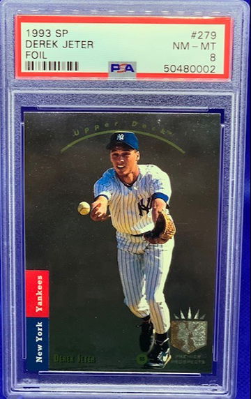 Derek Jeter 1993 SP #279 PSA 8