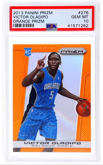 2013 Panini Prizm Victor Oladipo Orange Prizm /60 PSA 10