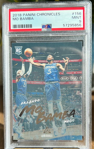 2018-19 MO BAMBA Panini Chronicles Luminance #156 Rookie Card RC PSA 9 Mint 🔥📈