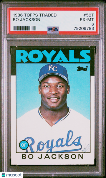 1986 Topps Traded Bo Jackson #50T PSA 6