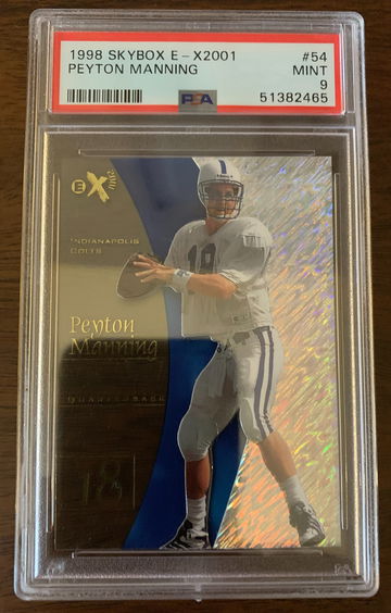 1998 Skybox E-X2001 Peyton Manning PSA 9