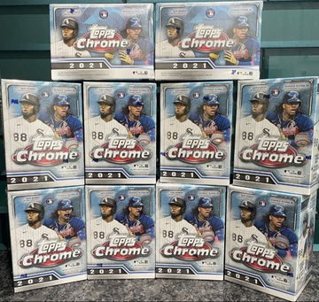 2021 TOPPS CHROME BASEBALL MLB LOT OF 10 BLASTERS SHOHEI OHTANI TATIS 