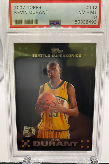 2007 Topps Kevin Durant ROOKIE #112 PSA 8 NM-MT