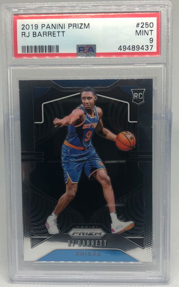 RJ Barrett 2019 Panini Prizm RC #250 PSA 9 Mint 