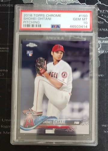 2018 Topps Chrome Shohei Ohtani #150 Rookie RC PSA 10