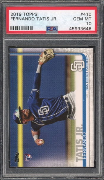 2019 TOPPS Fernando Tatis PSA 10