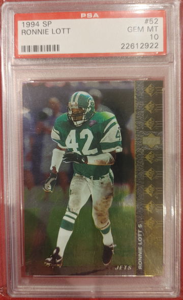 1994 SP Ronnie Lott PSA 10 New York Jets