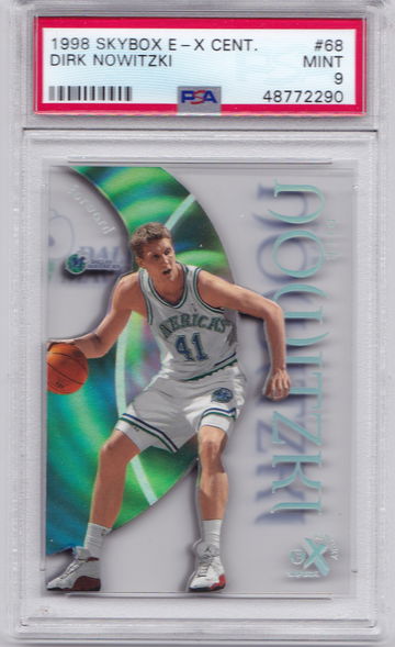 1998 Skybox E-X Dirk Nowitzki PSA 9