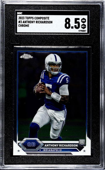 2023 Topps Chrome #3 Anthony Richardson Topps Composite SGC 8.5