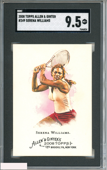 2008 TOPPS ALLEN AND GINTER SERENA WILLIAMS #249 SGC 9.5 MT+