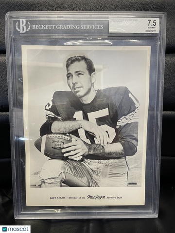 1968 MacGregor Advisory Staff Bart Starr #3 BGS 7.5