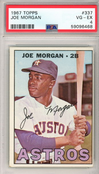 1967 TOPPS JOE MORGAN PSA 4