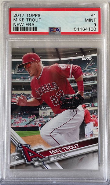 2017 Topps Mike Trout New Era PSA 9