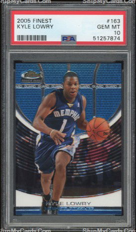 Kyle Lowry Topps Finest Rookie /379 PSA10