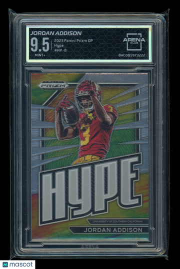 2023 Panini Prizm Draft Picks Hype Jordan Addison #HP-8 Arena Club 9.5