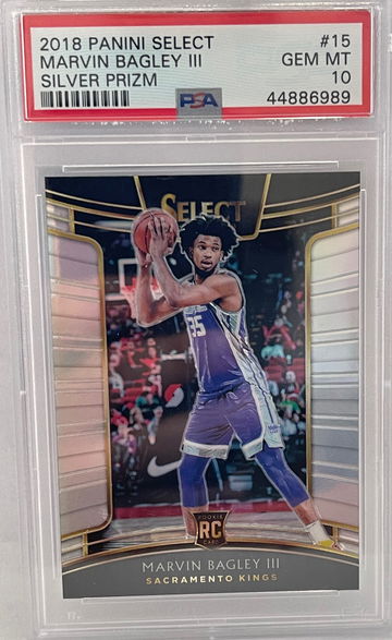 Marvin Bagley Select Silver PSA 10