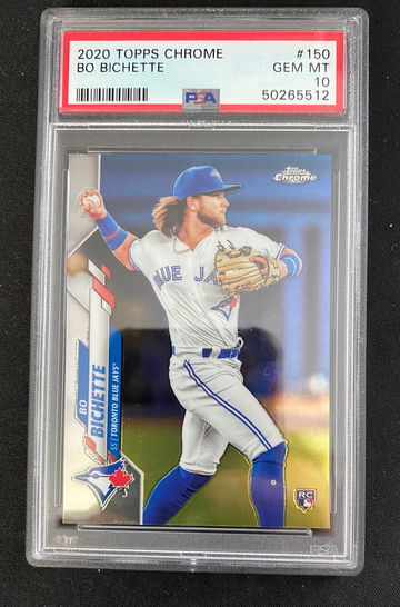 2020 Topps Chrome 150 Bo Bichette PSA 10