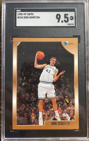 1998 Topps Dirk Nowitzki SGC 9.5