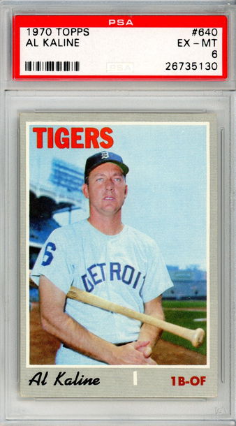 1970 TOPPS AL KALINE PSA 6