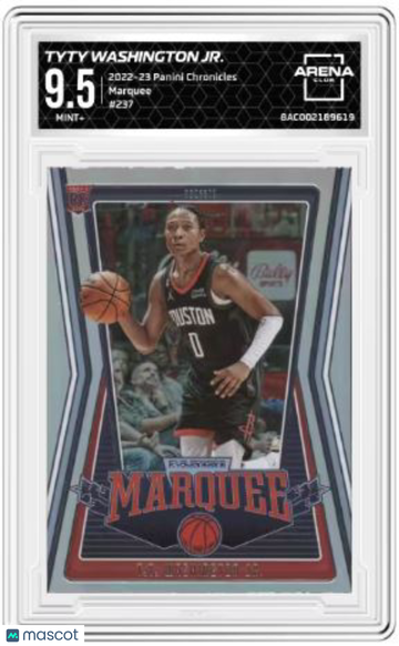 2022-23 Panini Chronicles Tyty Washington Jr. #237 Marquee Arena Club 9.5