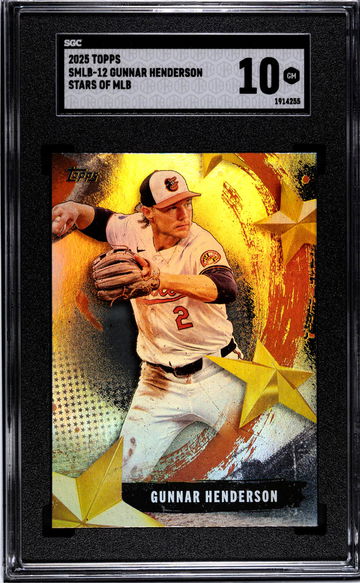 2025 Topps #SMLB-12 Gunnar Henderson Stars of MLB SGC 10