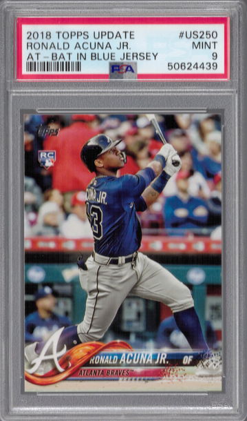 2018 Topps Update Ronald Acuna Jr. PSA 9