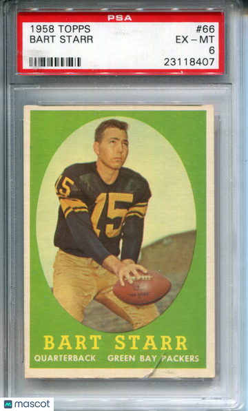 1958 Topps Bart Starr #66 PSA 6