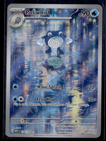 2023 Pokémon Scarlet & Violet 151 Poliwhirl #176/165 Holo