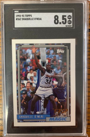 1992-93 Topps Shaquille O'Neal 362