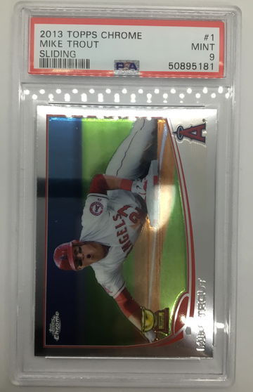 2013 Topps Chrome Mike Trout PSA 9