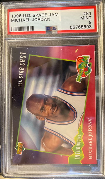 1996 Upper Deck Space Jam Michael Jordan #81 PSA 9 Pop 4