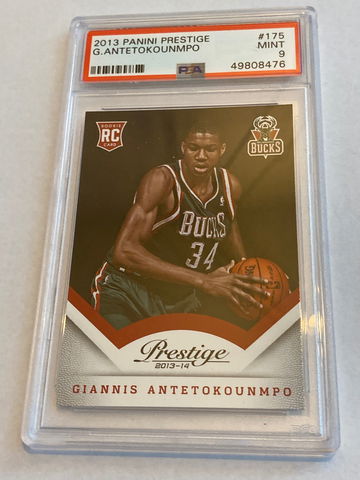 2013 Prestige Giannis Antetokounmpo Rookie PSA 9