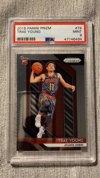 2018 Panini Prizm Trae Young PSA 9