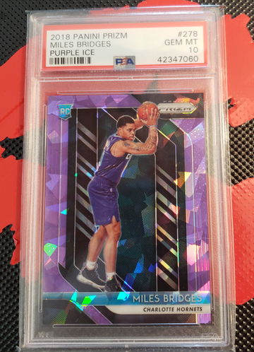 Miles bridges 2018 prizm purple ice /149