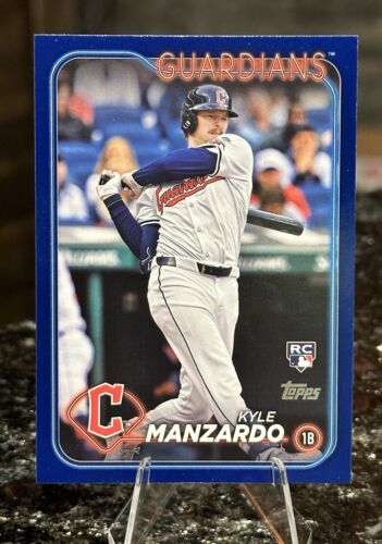 2024 Topps Update KYLE MANZARDO TRUE RC Royal Blue Cleveland Guardians
