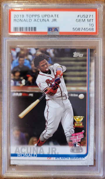 Ronald Acuna Jr 2019 Topps Update PSA 10 Gem Mimt
