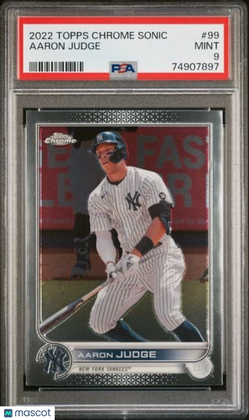 2022 Topps Chrome Aaron Judge #99 PSA 9