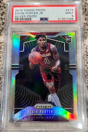 2019 Panini Prizm Kevin Porter Jr Silver PSA 9