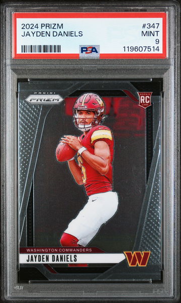 2024 Panini Prizm Jayden Daniels #347 RC PSA 9