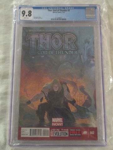 Thor God of Thunder #2 CGC 9.8 1st Gorr...you know!