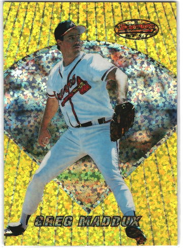 1996 Bowman's Best Greg Maddux Atomic Refractor Atlanta Braves #BBP-14