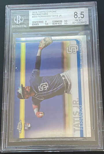 Fernando Tatis Jr. Refractor A little harsh on the centering LOL