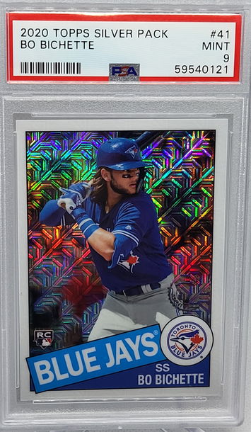 2020 Topps Silver Pack #85C-41 Bo Bichette RC PSA 9