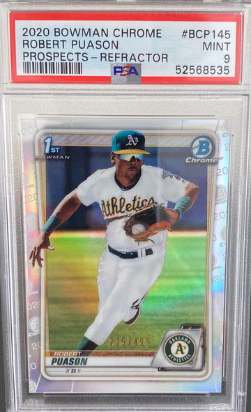 2020 Bowman Chrome ROBERT PUASON Refractor /499 PSA 9