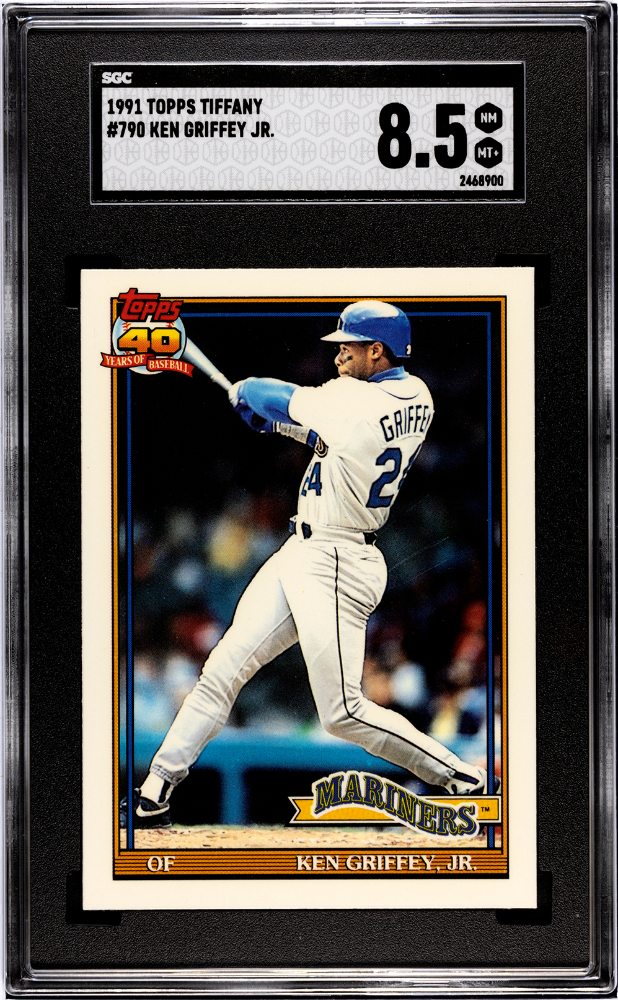 1991 Topps Tiffany Ken Griffey JR. #790 SGC 8.5